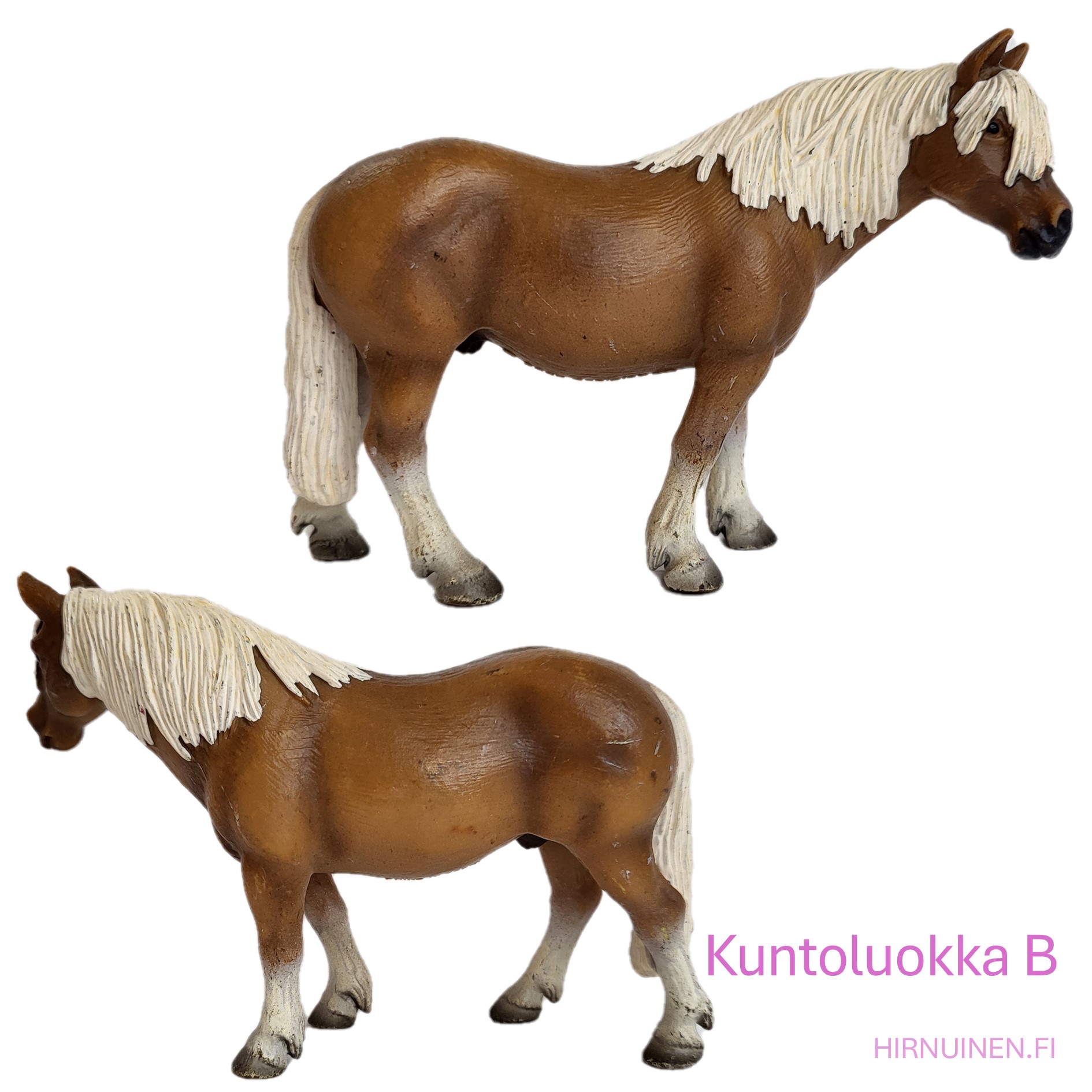 schleich-haflinger-hevonen-ruuna-13280-second-hand-hirnuinen-fi