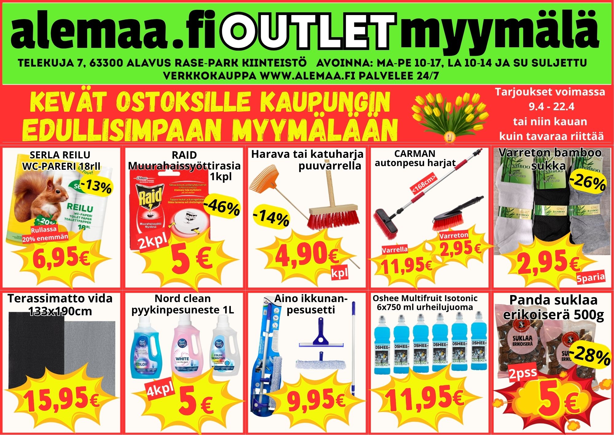 Huippu tarjouksia myym&auml;l&auml;ss&auml;