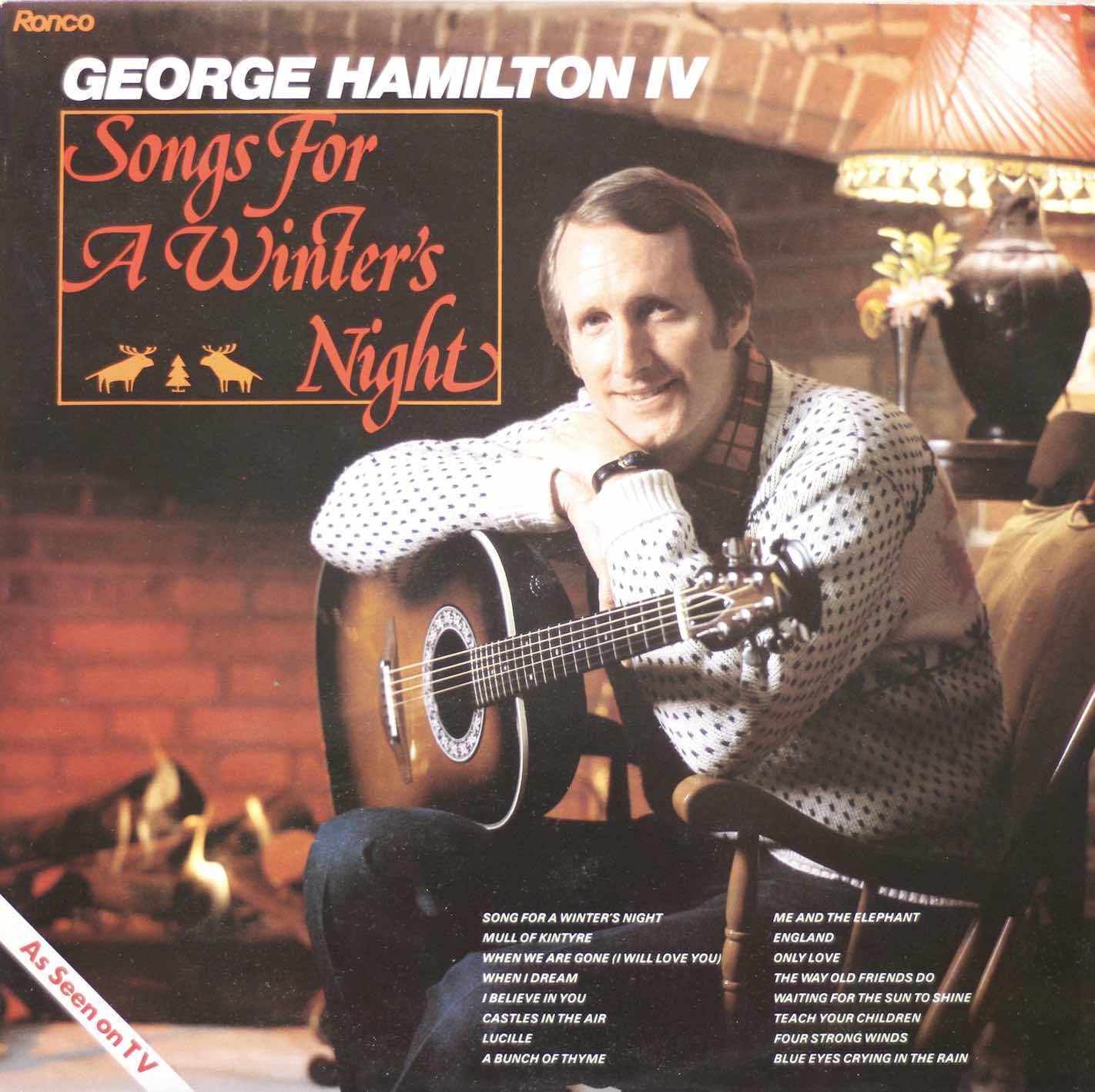 George Hamilton IV: Songs For A Winter's Night LP (Käyt ...