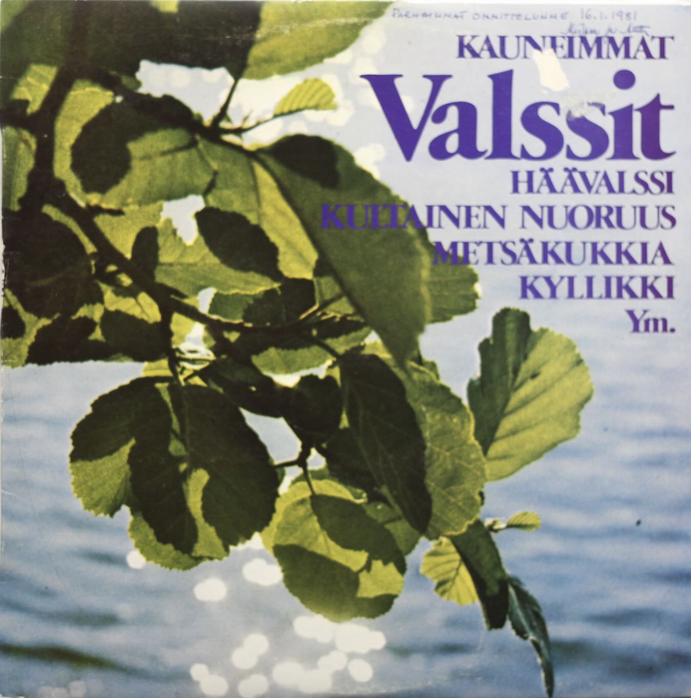 V/A: Kauneimmat valssit LP (Käyt) – Äänilevykauppa älppäri.fi