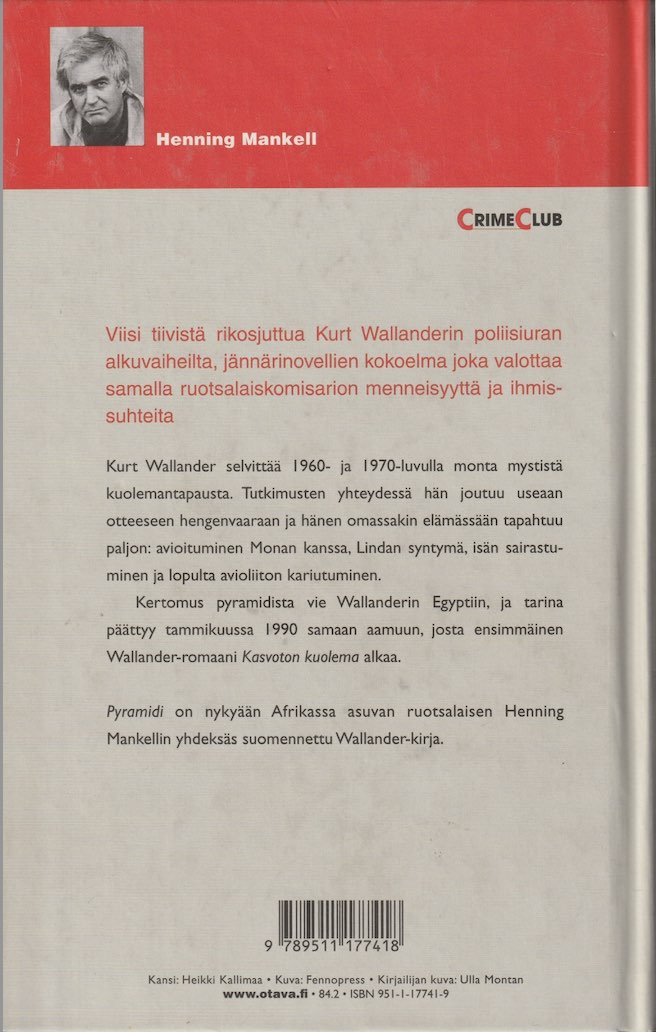 Pyramid K3 Henning Mankell: Pyramidi K3+ (Käyt) – Äänilevykauppa älppäri.fi
