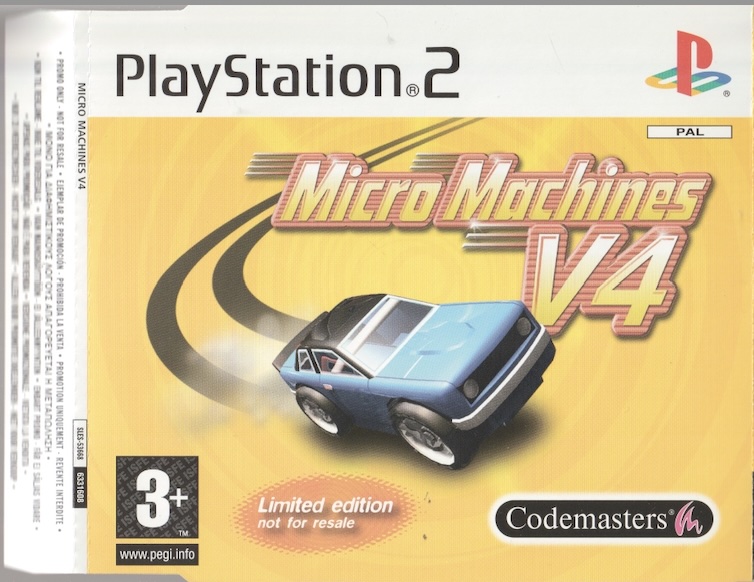 Micro Machines V4. PS2 (Käyt. Promo) – Äänilevykauppa älppäri.fi