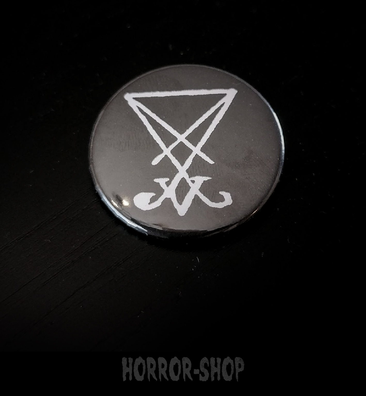 Sigil of Lucifer -button – Horror-Shop verkkokauppa