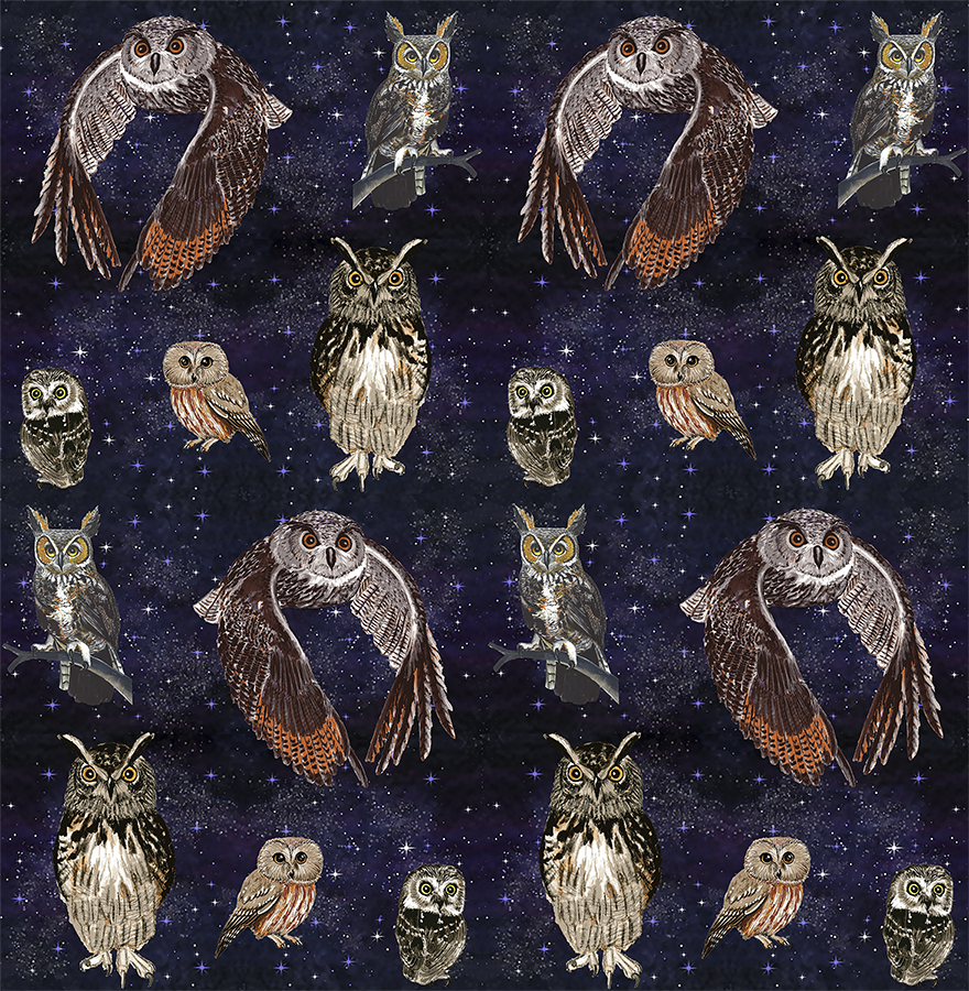 YÖPÖLLÖT -kuosin kaikki tuotteet