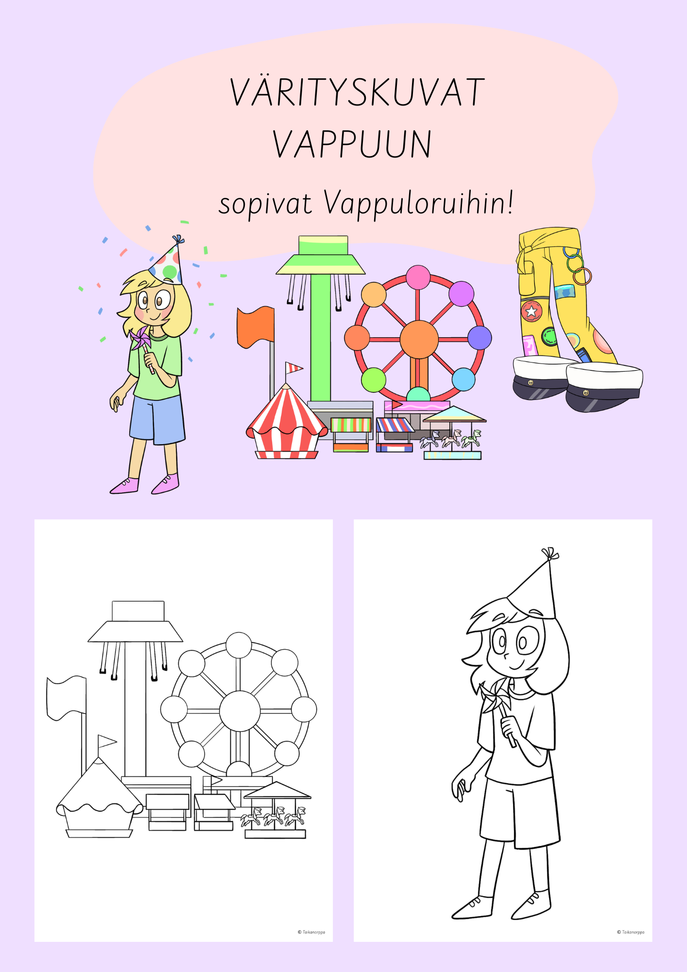 Vappuun V rityskuvia Taikanorppa Oy Vappuun V rityskuvia Taikanorppa Oy