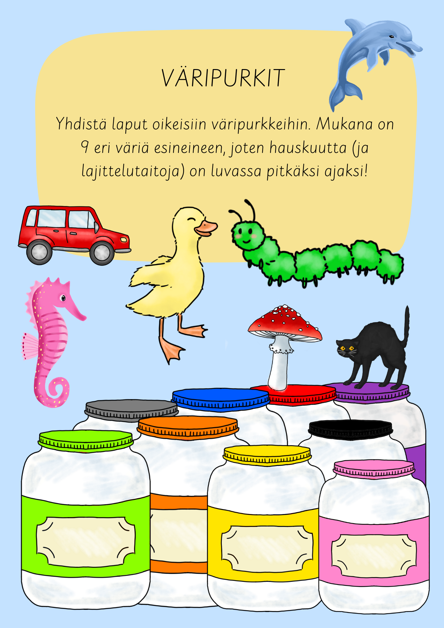 V ripurkit Vinkkej V rien Opetteluun Lapsille Taikanorppa 
