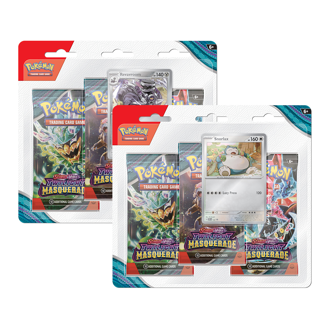 Pokémon TCG: Scarlet & Violet 6 Twilight Masquerade - 3-Pack Checklane ...