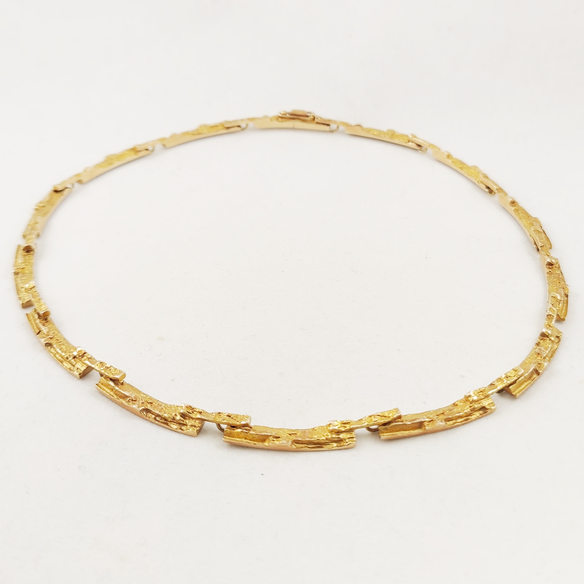 Lapponia / Björn Weckström , ´Tundra´-Necklace , 14c Gold -66 – EEDASI